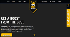 Desktop Screenshot of gameboosters.com